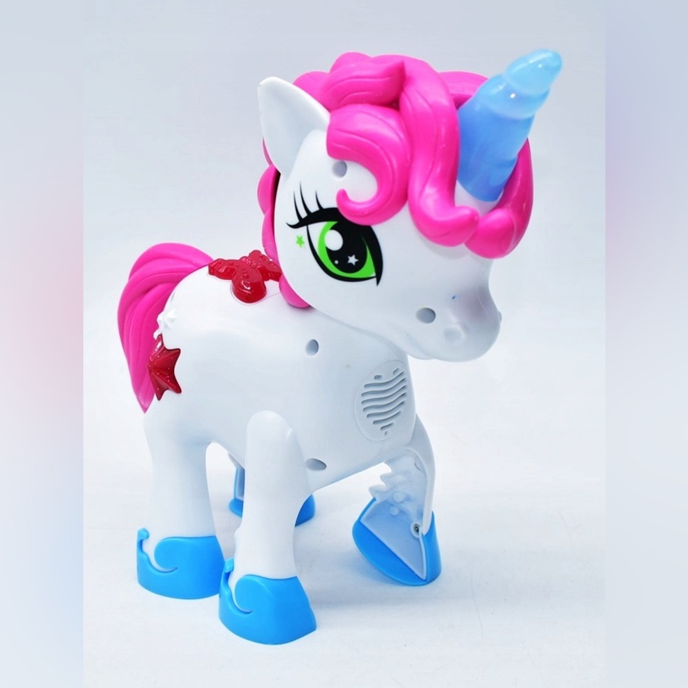 Touch & Talk Little Unicorn Interactive Electronic Toy Pet Sparkling Sounds
